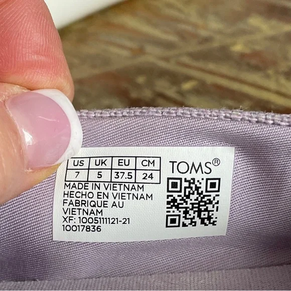 TOMS Women's Casual Flats - Soft Lavender - Picture 2 of 3